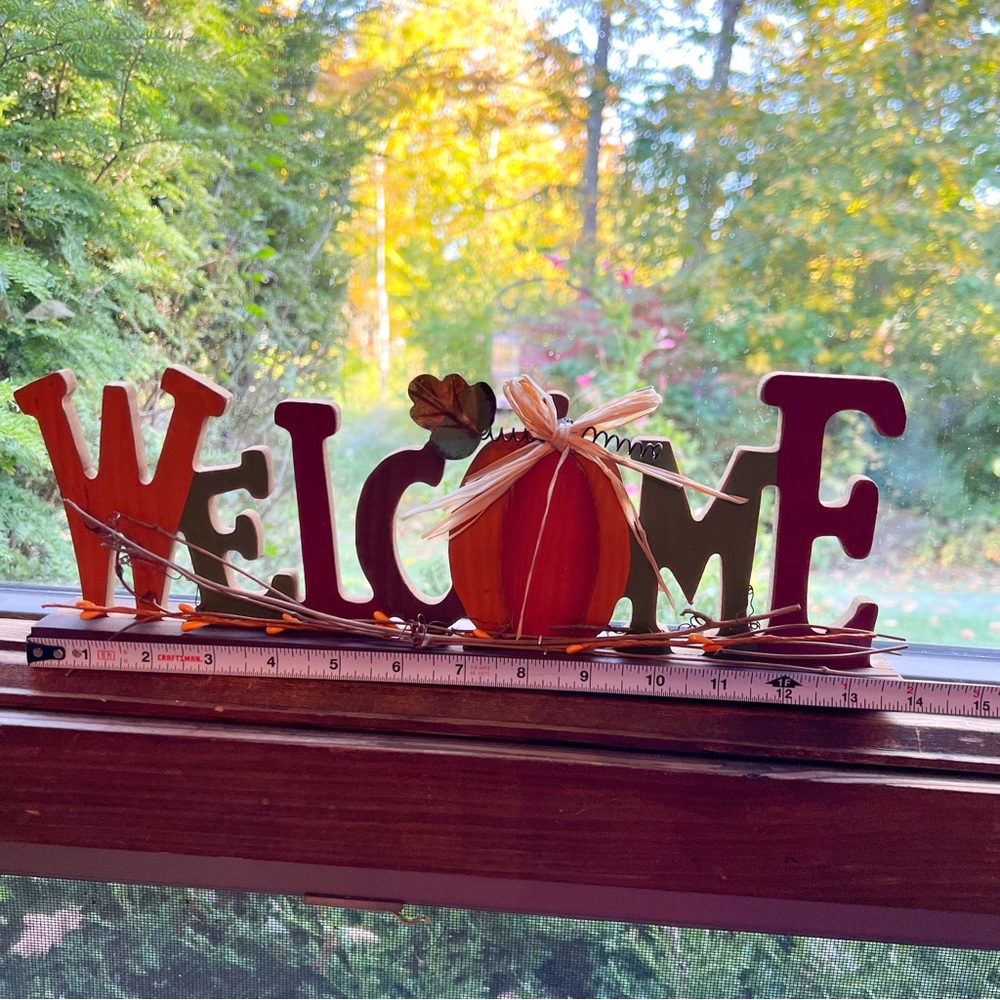 Fall Themed Welcome Sign